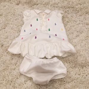 Ralph Lauren 6m baby girl dress with bloomers